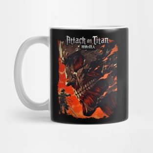 Colossal Titan Intense Anime Design Mug